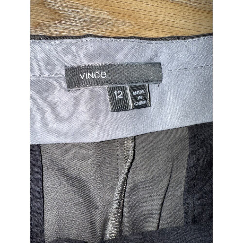 VINCE women's gray Bermuda Shorts - size 12 - OD9 - Picture 4 of 12